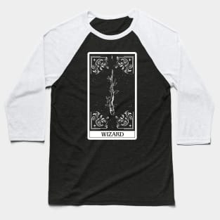 Wizard Tarot Card D&D Nat 20 Dungeons & Dragons Baseball T-Shirt